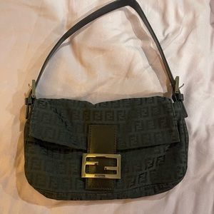 Fendi Baguette Black fabric